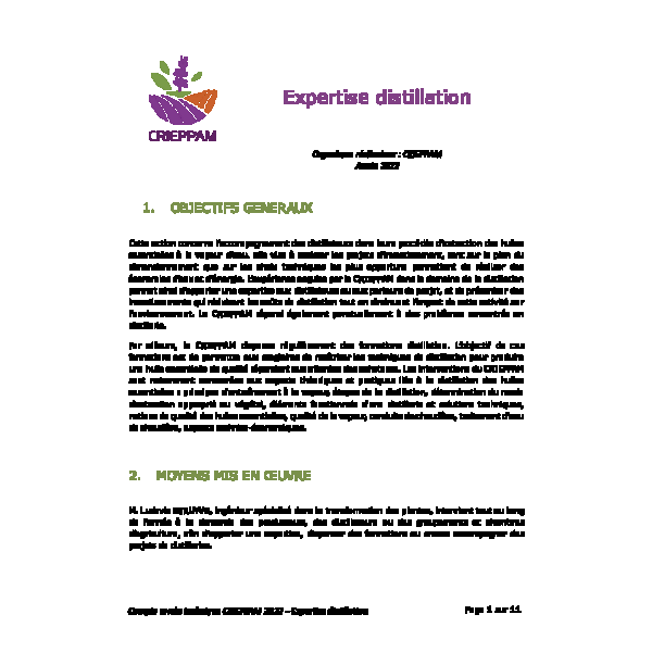 CR 2023 - Expertise distillations